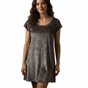 Vintage Y2K Victoria’s Secret crushed velvet whimsigoth mini coquette dress M